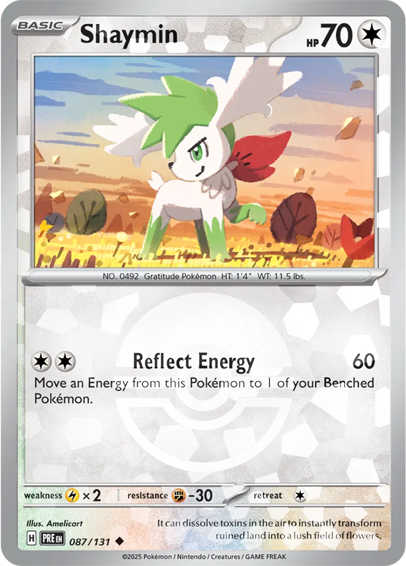 Shaymin Poke ball Holo